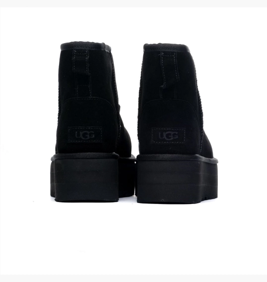 Ботинки UGG Classic Mini Platform Black 1134991-BLK фото 7 — интернет-магазин Tapok
