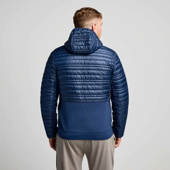 Куртка спорт. Saucony HURRICANE INSULATED JACKET SAM800350-NV фото 2 — интернет-магазин Tapok