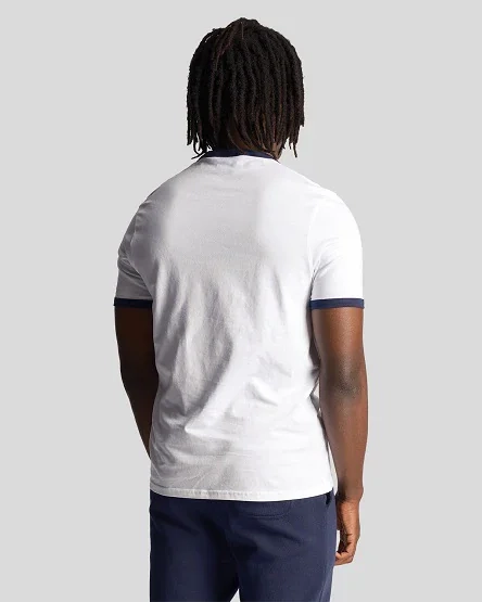 Футболка Lyle &amp; Scott RINGER T-SHIRT TS705VOG-Z433 фото 2 — интернет-магазин Tapok