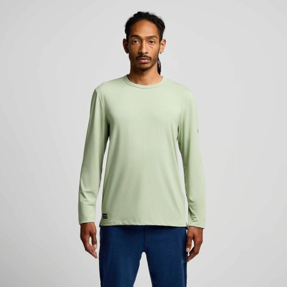 Футболка длинная. рукав Saucony TRIUMPH LONG SLEEVE SAM800400-SE фото 1 — интернет-магазин Tapok