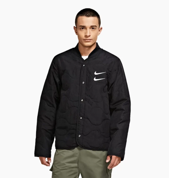 M NSW SWOOSH JKT+ QUILTED CU3922-010 фото 1 — интернет-магазин Tapok