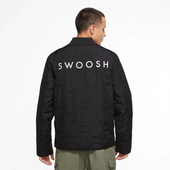 M NSW SWOOSH JKT+ QUILTED CU3922-010 фото 2 — интернет-магазин Tapok