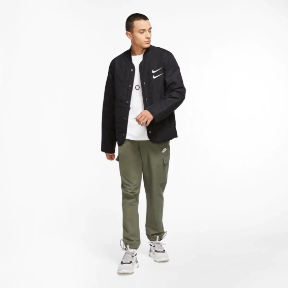 M NSW SWOOSH JKT+ QUILTED CU3922-010 фото 4 — интернет-магазин Tapok
