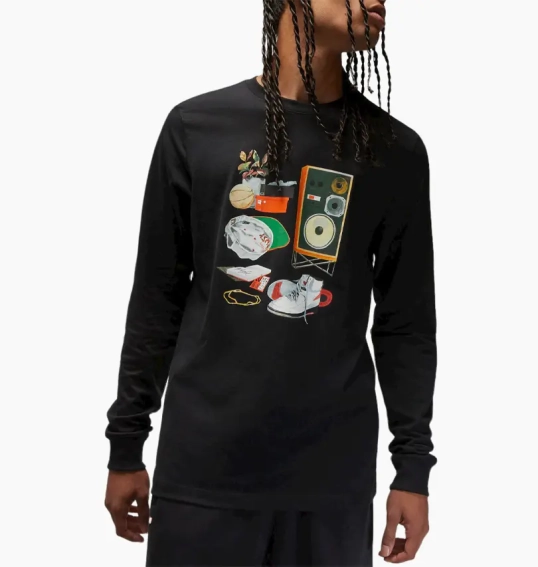 Кофта Jordan Flight Artist Series Long Sleeve DV1474-010 фото 1 — інтернет-магазин Tapok