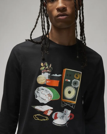 Кофта Jordan Flight Artist Series Long Sleeve DV1474-010 фото 3 — інтернет-магазин Tapok