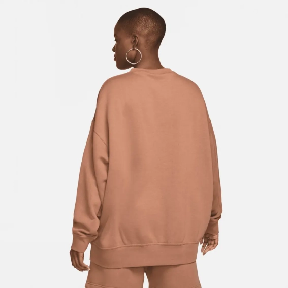 Кофта Nike Sportswear Collection Essentials Over-Oversized Fleece Crew DD5632-215 фото 2 — інтернет-магазин Tapok