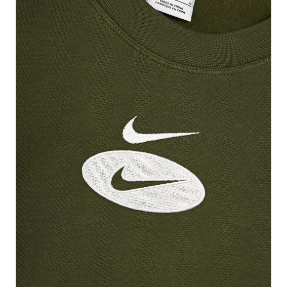Кофта Nike Sportswear Swoosh League Fleece Crew Sweatshirt DM5460-326 фото 2 — інтернет-магазин Tapok