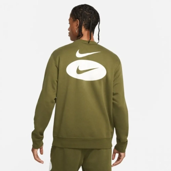 Кофта Nike Sportswear Swoosh League Fleece Crew Sweatshirt DM5460-326 фото 3 — інтернет-магазин Tapok