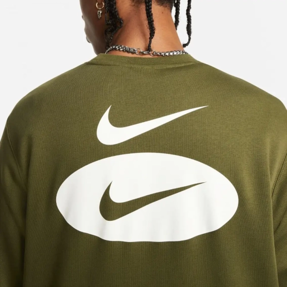 Кофта Nike Sportswear Swoosh League Fleece Crew Sweatshirt DM5460-326 фото 5 — інтернет-магазин Tapok