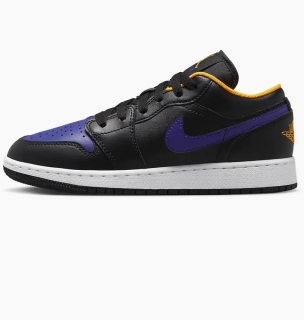 Кроссовки Air Jordan 1 Low Lakers GS 553560-075