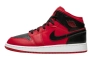 Кроссовки Air Jordan 1 Mid Reverse Bred 2021 (GS) 554725-660 Фото 1