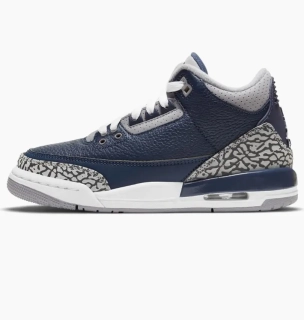 Кроссовки AIR JORDAN 3 RETRO (GS) Georgetown 398614-401