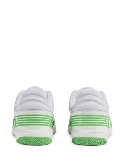 Кросівки Gucci Basket Low White Demetra Green 698785-2SHG0-9089 фото 2 — інтернет-магазин Tapok