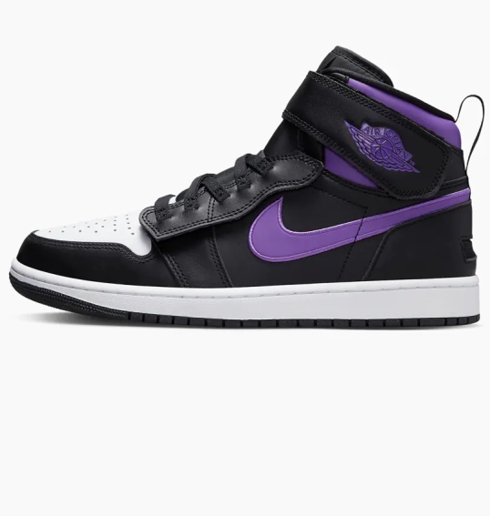 Кроссовки Jordan 1 High FlyEase Black Bright Violet CQ3835-051 фото 1 — интернет-магазин Tapok