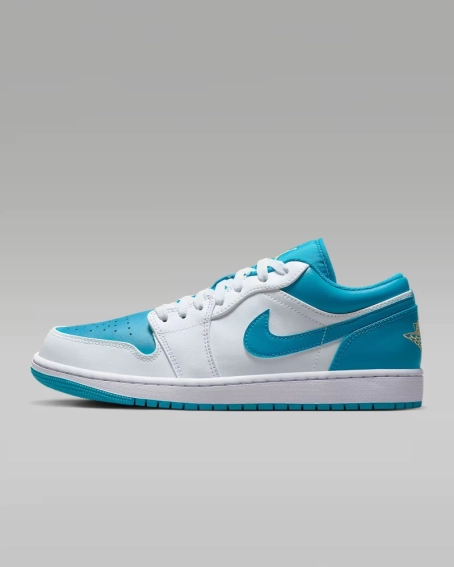 Кросівки Jordan 1 Low Aquatone 553558-174 фото 1 — інтернет-магазин Tapok