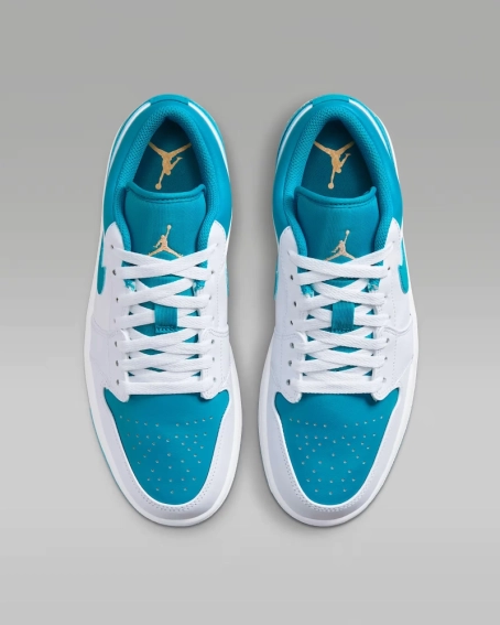 Кросівки Jordan 1 Low Aquatone 553558-174 фото 4 — інтернет-магазин Tapok