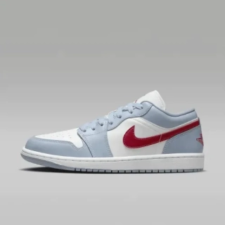 Кроссовки Jordan 1 Low Blue Whisper Dune Red (W) DC0774-164