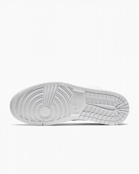 Кроссовки Jordan 1 Low Triple White Tumbled Leather 553558-130 фото 2 — интернет-магазин Tapok