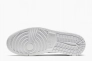 Кроссовки Jordan 1 Low Triple White Tumbled Leather 553558-130 Фото 2