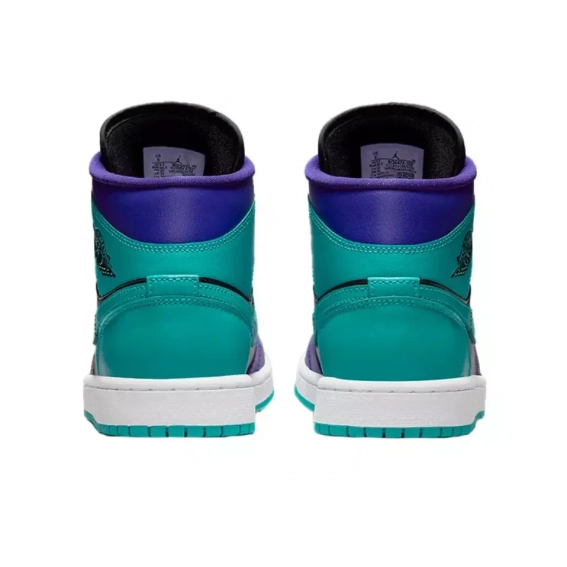 Кроссовки Jordan 1 Mid Black Grape (W) BQ6472-502 фото 5 — интернет-магазин Tapok