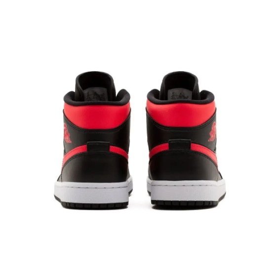 Кросівки Jordan 1 Mid Black Siren Red (W) BQ6472-004 фото 3 — інтернет-магазин Tapok