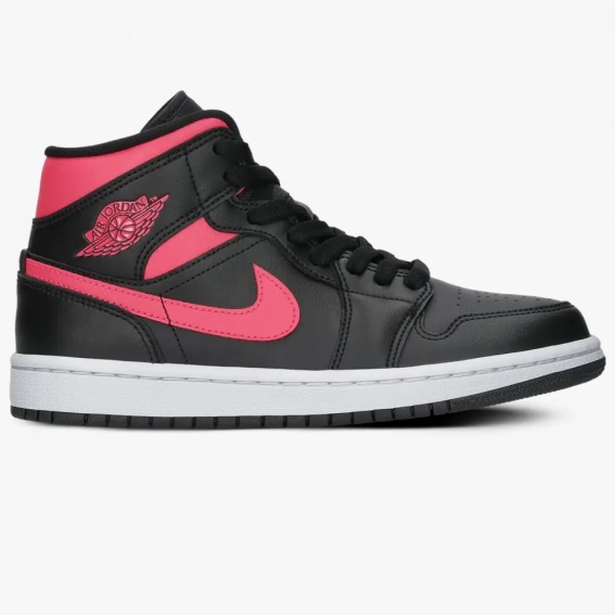 Кросівки Jordan 1 Mid Black Siren Red (W) BQ6472-004 фото 4 — інтернет-магазин Tapok