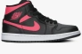 Кросівки Jordan 1 Mid Black Siren Red (W) BQ6472-004 Фото 4