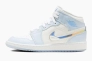 Кросівки Jordan 1 Mid SE Glitter Swoosh (GS) FQ9117-400 Фото 1