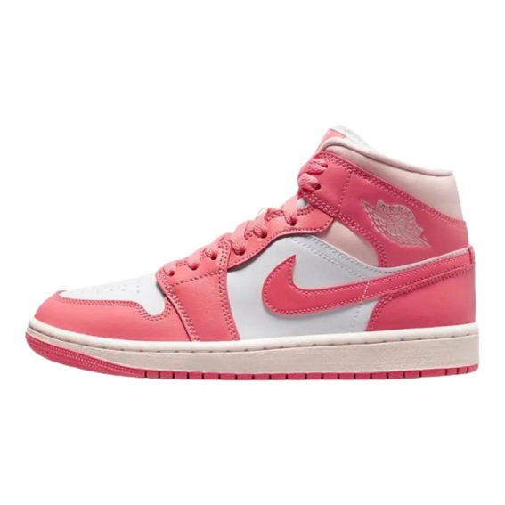 Кроссовки Jordan 1 Mid Strawberries and Cream (W) BQ6472-186 фото 1 — интернет-магазин Tapok