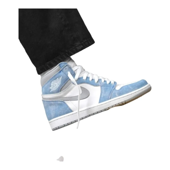 Кроссовки Jordan 1 Retro High Hyper Royal Smoke Grey 555088-402 фото 3 — интернет-магазин Tapok