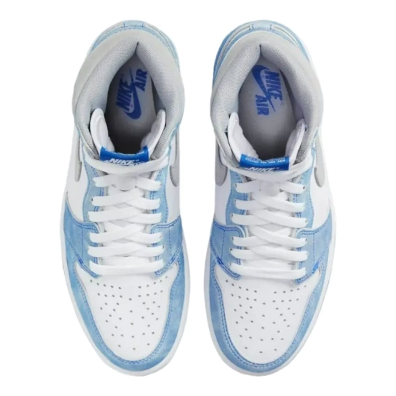 Кроссовки Jordan 1 Retro High Hyper Royal Smoke Grey 555088-402 фото 6 — интернет-магазин Tapok