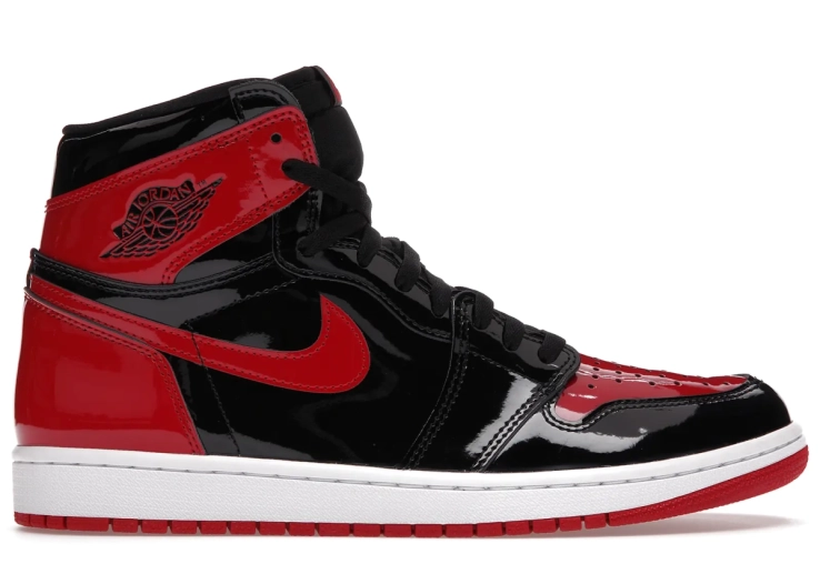 Кросівки Jordan 1 Retro High OG Patent Bred 555088-063 фото 1 — інтернет-магазин Tapok