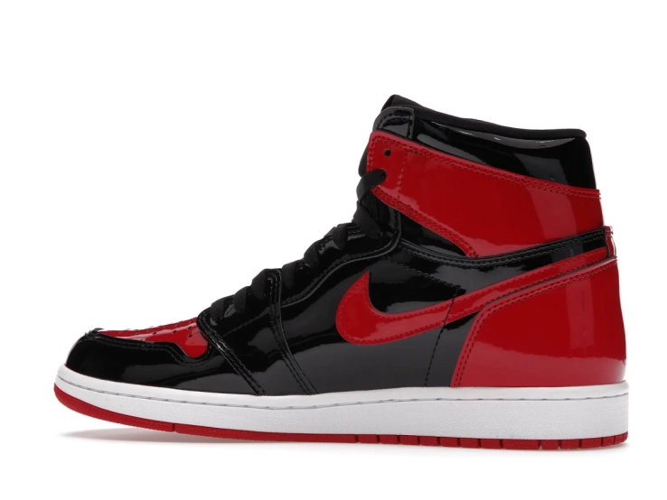 Кросівки Jordan 1 Retro High OG Patent Bred 555088-063 фото 4 — інтернет-магазин Tapok