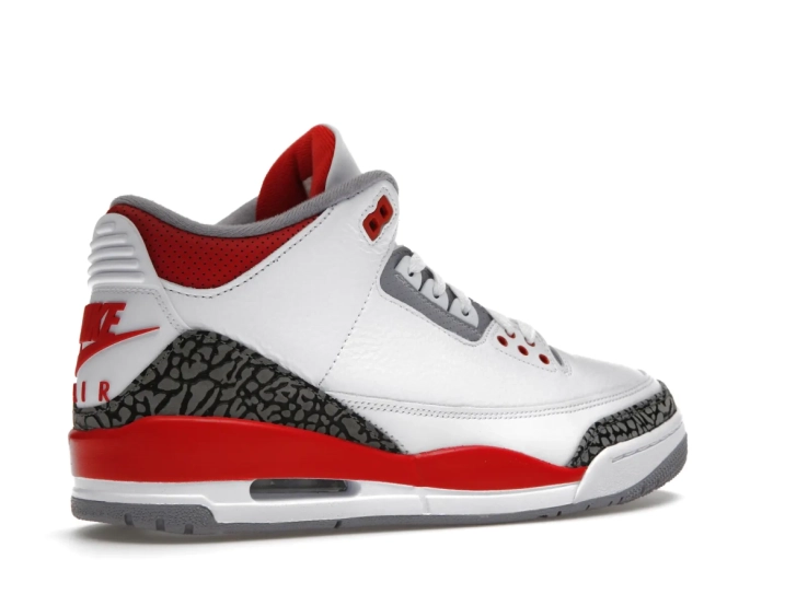 Кроссовки Jordan 3 Retro Fire Red (2022) DN3707-160 фото 4 — интернет-магазин Tapok