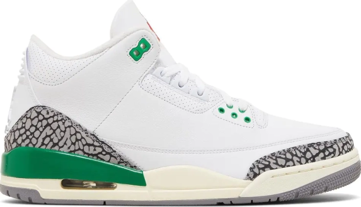 Кроссовки Jordan 3 Retro Lucky Green (W) CK9246-136 фото 2 — интернет-магазин Tapok