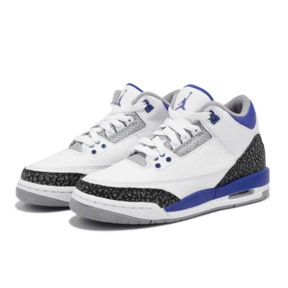 Кросівки Jordan 3 Retro Racer Blue (GS) 398614-145 фото 3 — інтернет-магазин Tapok