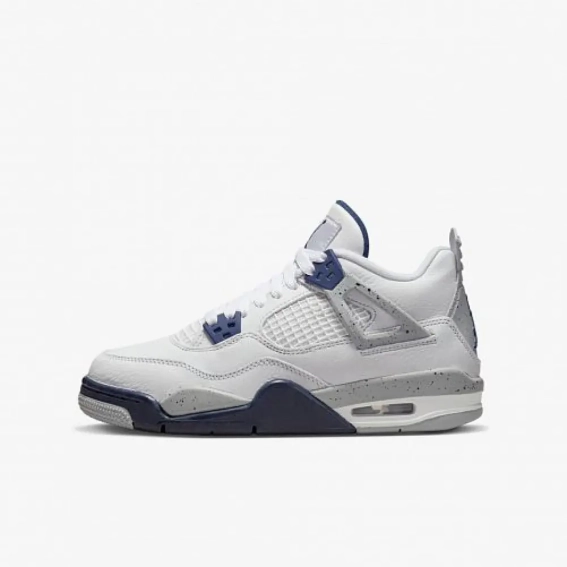 Кроссовки Jordan 4 Retro Midnight Navy (GS) 408452-140 фото 1 — интернет-магазин Tapok