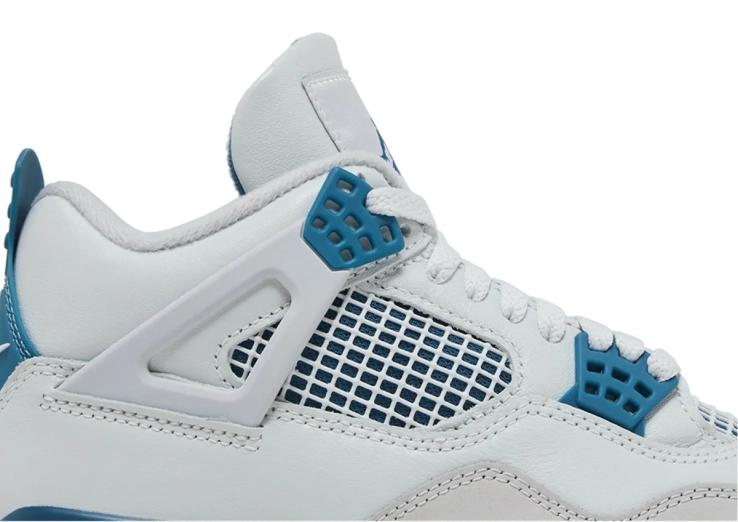 Кросівки Jordan 4 Retro Military Blue (2024) FV5029-141 фото 4 — інтернет-магазин Tapok