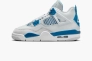 Кроссовки Jordan 4 Retro Military Blue (2024) (GS) HF4281-141 Фото 1