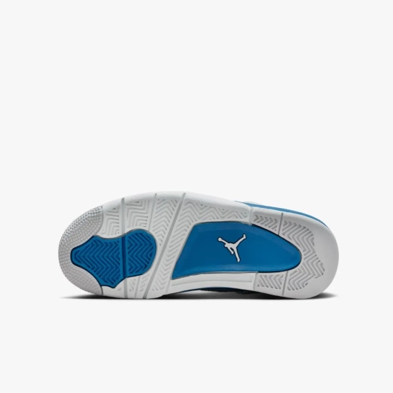 Кроссовки Jordan 4 Retro Military Blue (2024) (GS) HF4281-141 фото 2 — интернет-магазин Tapok