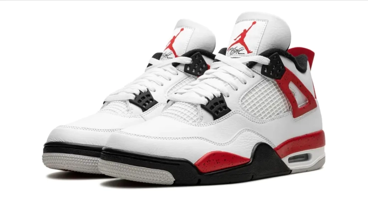 Кроссовки Jordan 4 Retro Red Cement DH6927-161 фото 2 — интернет-магазин Tapok