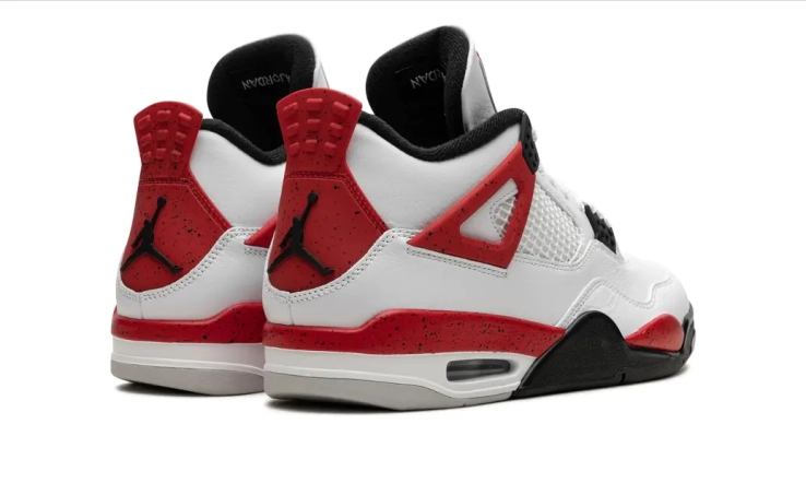 Кроссовки Jordan 4 Retro Red Cement DH6927-161 фото 3 — интернет-магазин Tapok