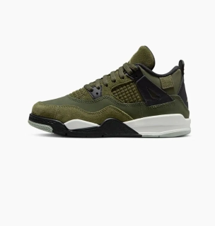 Кроссовки Jordan 4 Retro SE Craft Medium Olive (PS) FB9929-200