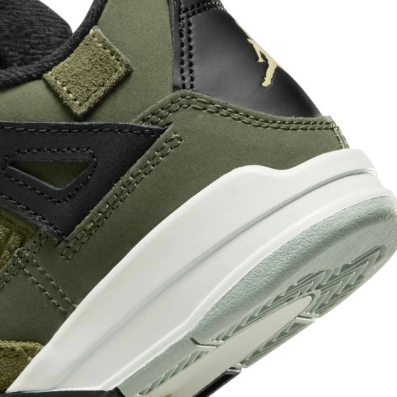 Кросівки Jordan 4 Retro SE Craft Medium Olive (PS) FB9929-200 фото 3 — інтернет-магазин Tapok