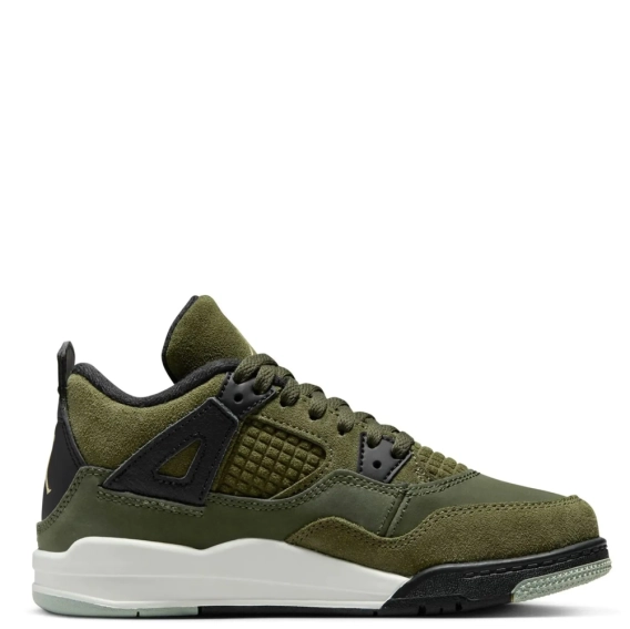 Кросівки Jordan 4 Retro SE Craft Medium Olive (PS) FB9929-200 фото 4 — інтернет-магазин Tapok