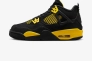 Кроссовки Jordan 4 Retro Thunder (2023) GS 408452-017 Фото 1