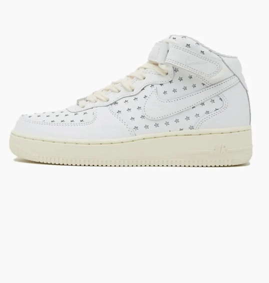 Nike Air Force 1 Mid Cut Out Stars Summit White W DV3451 100 Tapok