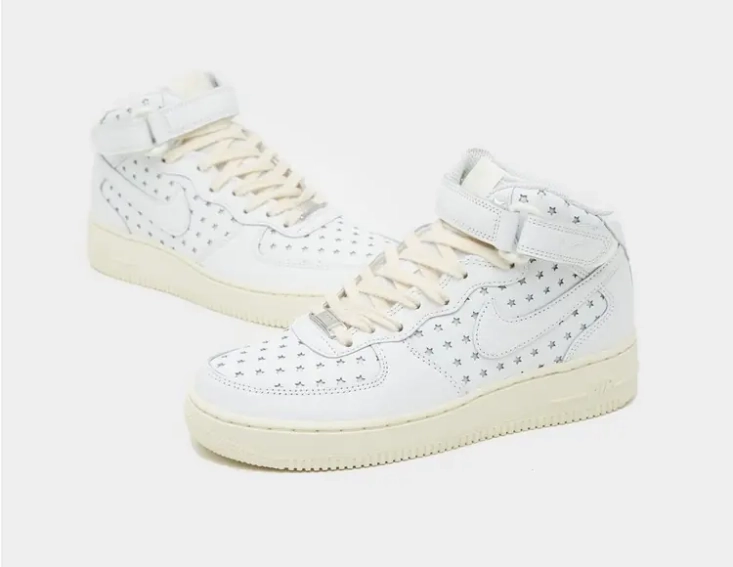 Кросівки Nike Air Force 1 Mid Cut Out Stars Summit White (W) DV3451-100 фото 2 — інтернет-магазин Tapok