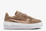 Кросівки Nike Air Force 1 PLT.AF.ORM Brown Snakeskin Print (W) FJ4965-200 Фото 4