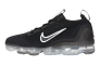 Кроссовки Nike Air VaporMax 2021 FK Black Metallic Silver (W) DC4112-002 Фото 1